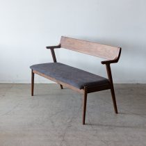 【廃盤SALE】LEPO サイドボード90｜タモ無垢材・ダーク／ミストガラス（シンフォニー）［工具不要組み立てオプション付］