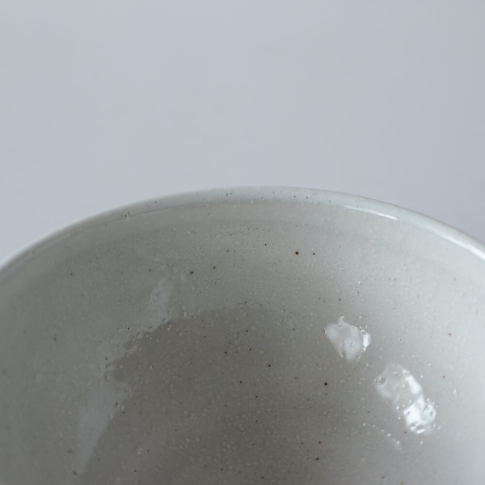  土物白釉 茶碗