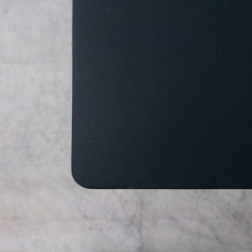 ［現品SALE］BRIDGE ダイニングテーブル200 ホワイトアッシュ材 / BK【工具不要 組み立てオプション付き】