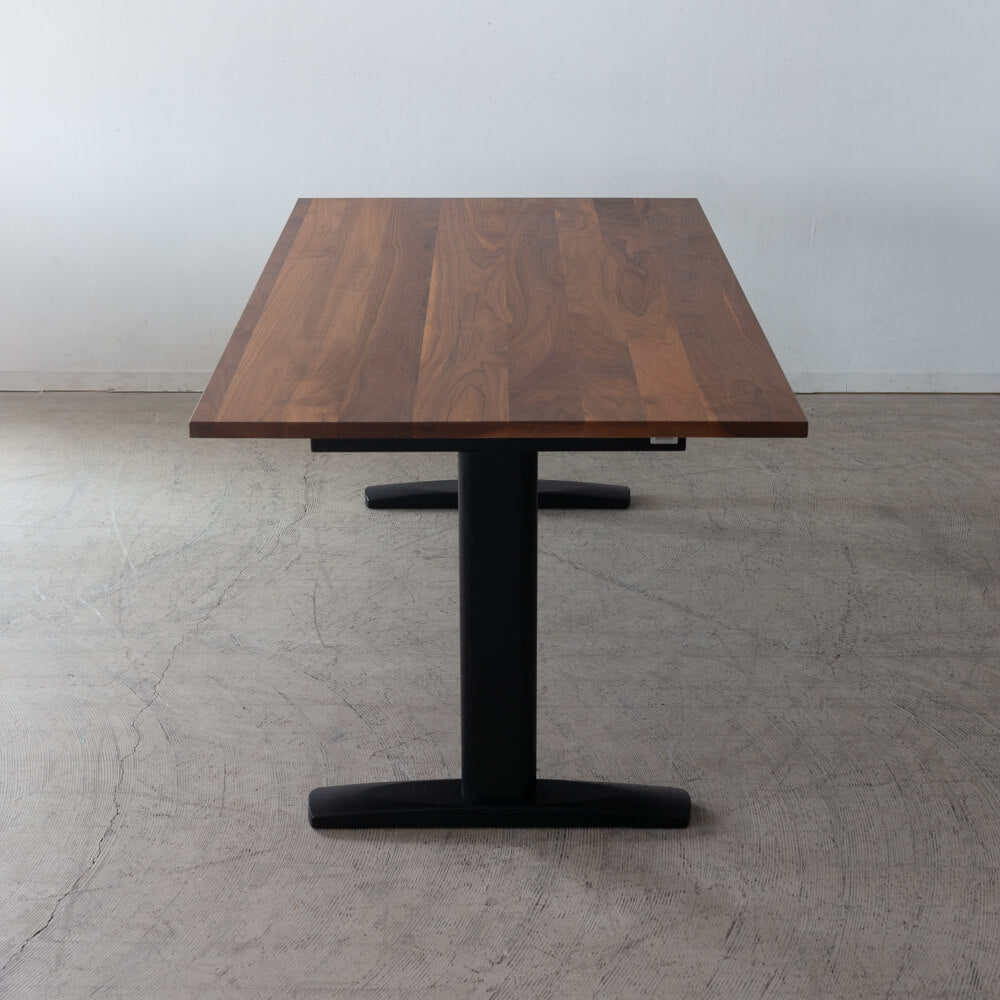 ［現品SALE］ダイニング4点セット DT605-5S4A70 WN/BK 150cm｜MILE_STONEチェア2脚＋VILLAベンチ