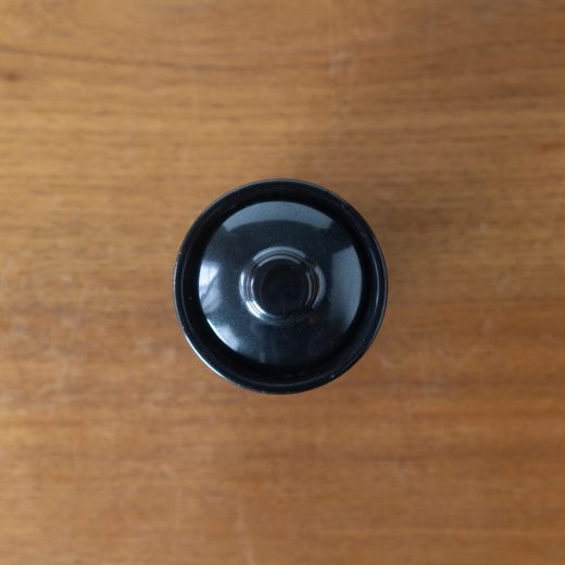 【WEB限定】黒流し7cm蓋付き壺 -器市-