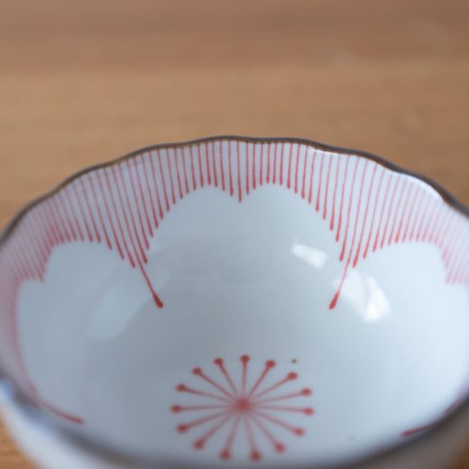 特価品【WEB限定】花一輪 赤 3寸鉢 -器市-