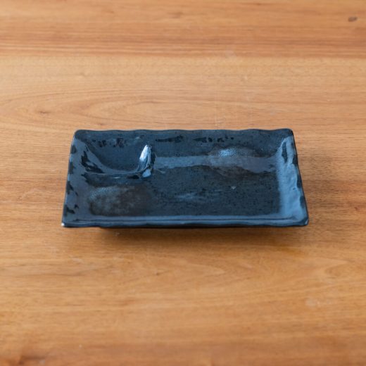 【WEB限定】天目白吹 一つ仕切 焼物皿 -器市-