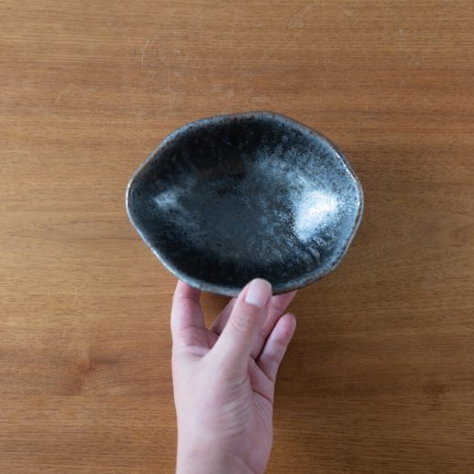 結晶いぶし 変形小鉢