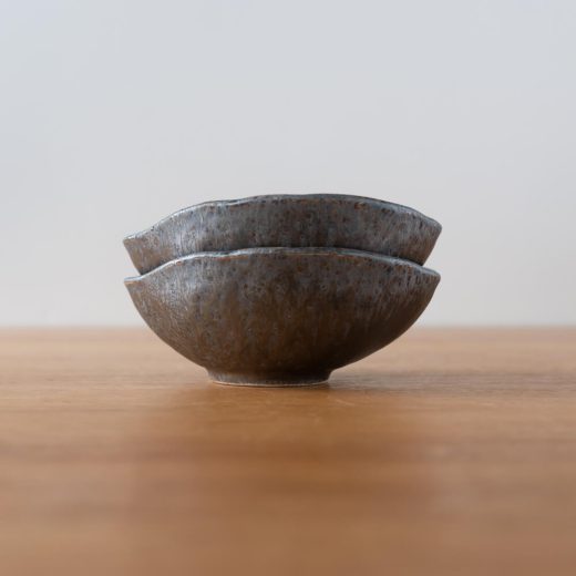 結晶いぶし 変形小鉢