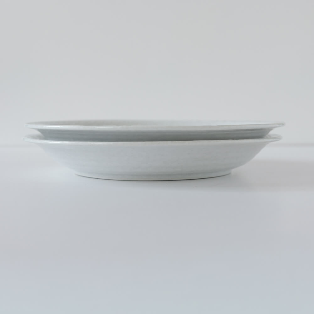 【WEB限定】花三鳥 白 9寸深皿 -器市-