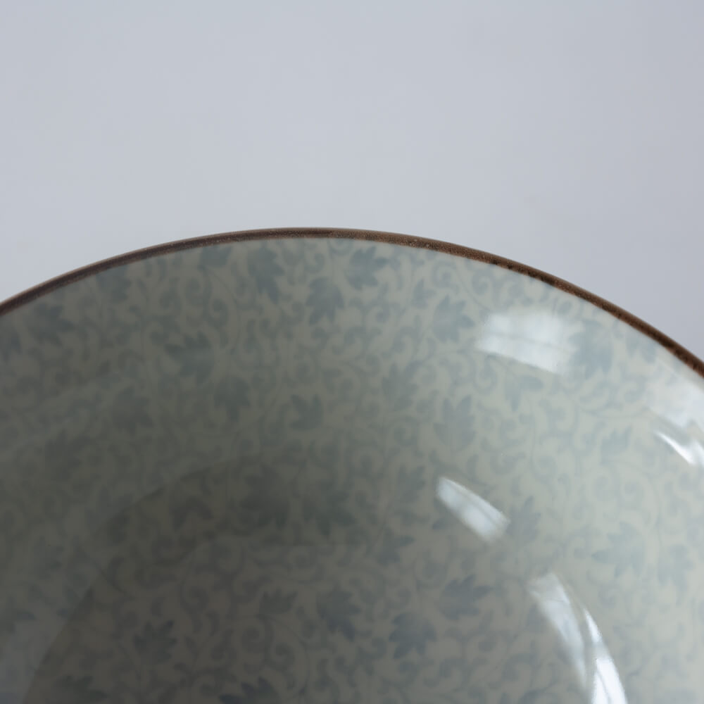 【WEB限定】みじん唐草 6寸ラーメン丼 -器市-