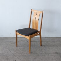 【廃盤SALE】LEPO サイドボード120｜タモ無垢材・ダーク／ミストガラス（シンフォニー）［工具不要組み立てオプション付］