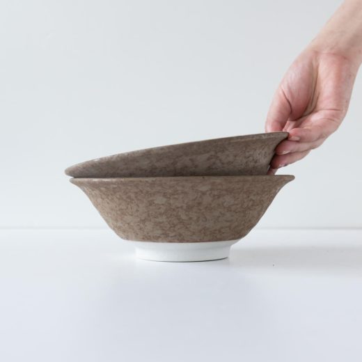 【WEB限定】里化粧刷毛目 7寸反和丼 -器市-