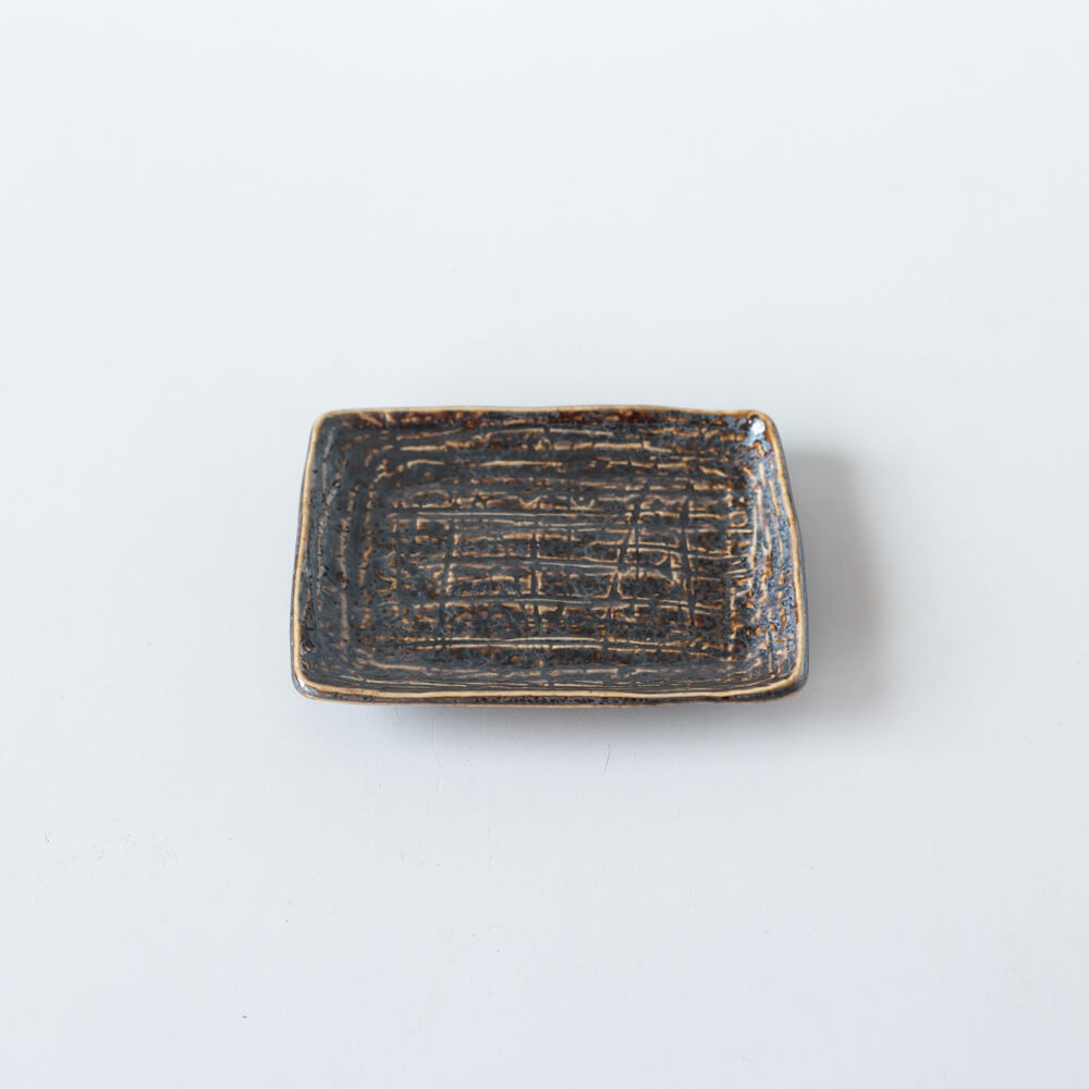 【WEB限定】結晶いぶし のり皿 -器市-