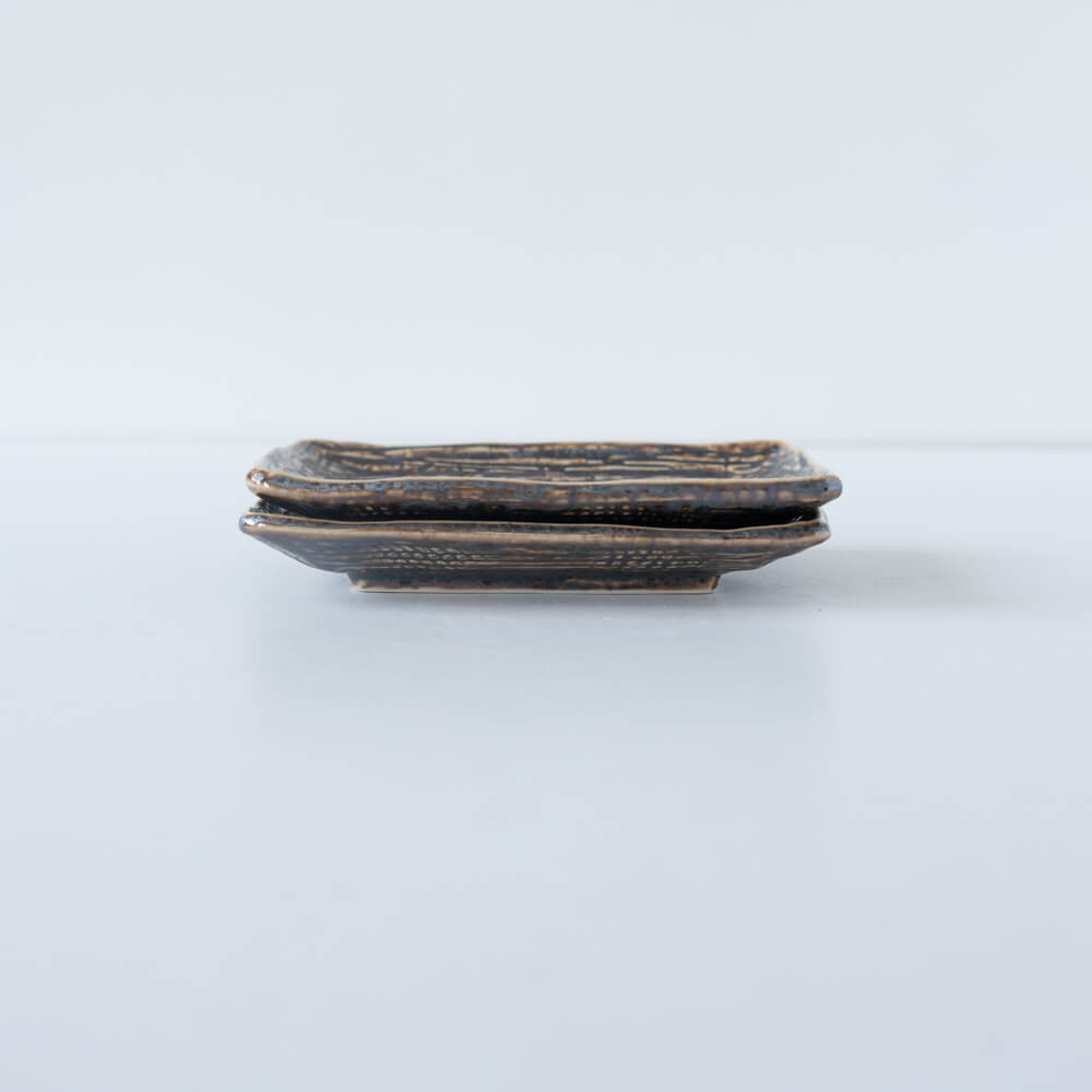 【WEB限定】結晶いぶし のり皿 -器市-