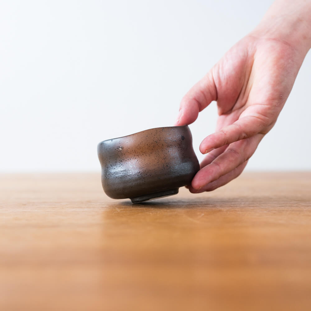 【WEB限定】黒備前 ミニ抹茶 -器市-