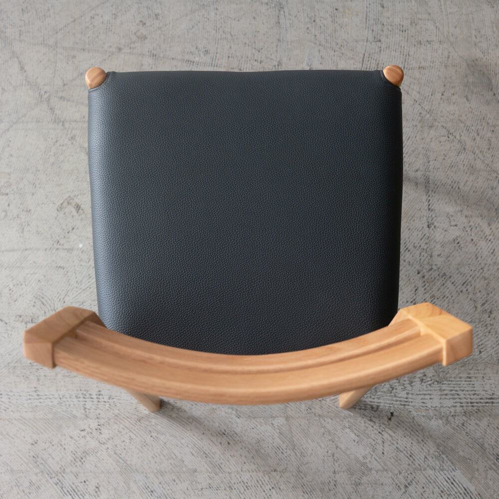【現品SALE】ダイニング5点セット 幅165cm RECROテーブル 八型木脚＋エースチェア4脚 オーク材 / ウレタン塗装｜HIDAKAGU