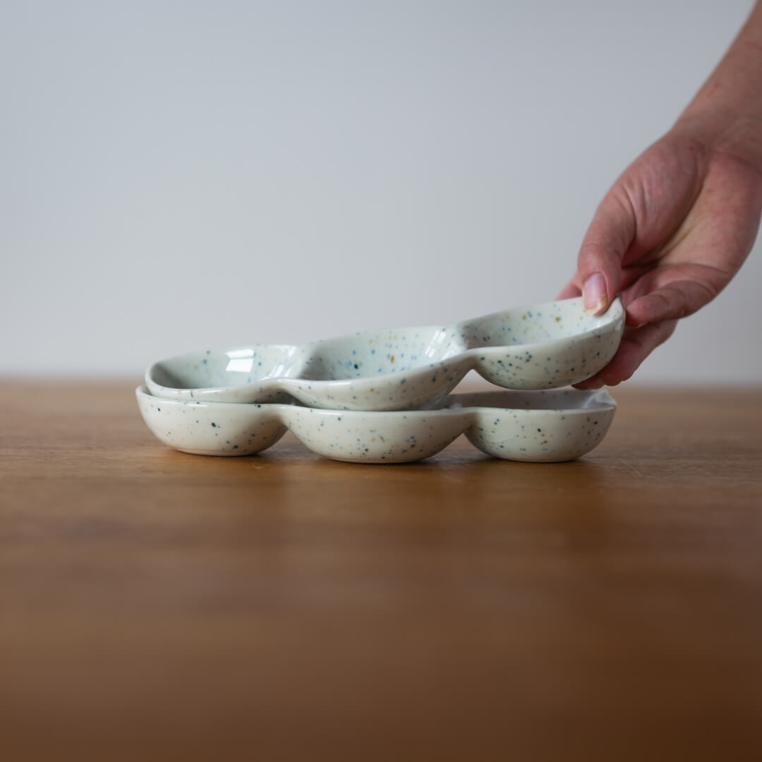 【WEB限定】星屑 3豆皿 -器市-