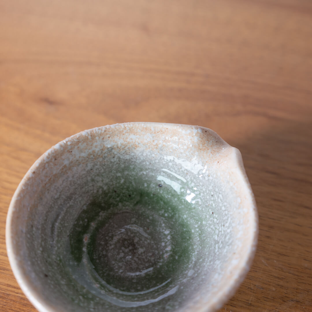 ロクベ片口小鉢 クリーム織部 -器市-