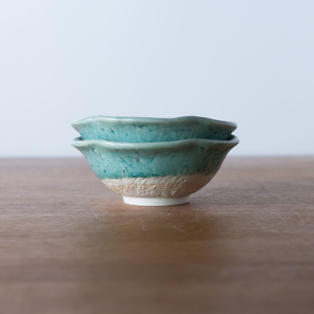 【WEB限定】トルコ 花型小鉢 -器市-