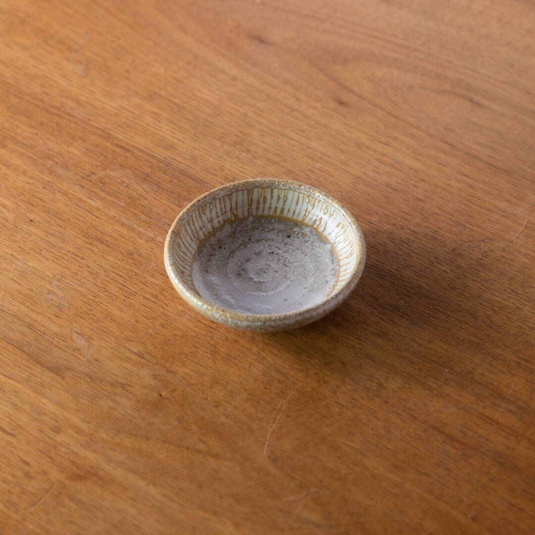 【WEB限定】窯変白淵抜き十草 深口2.7皿 -器市-