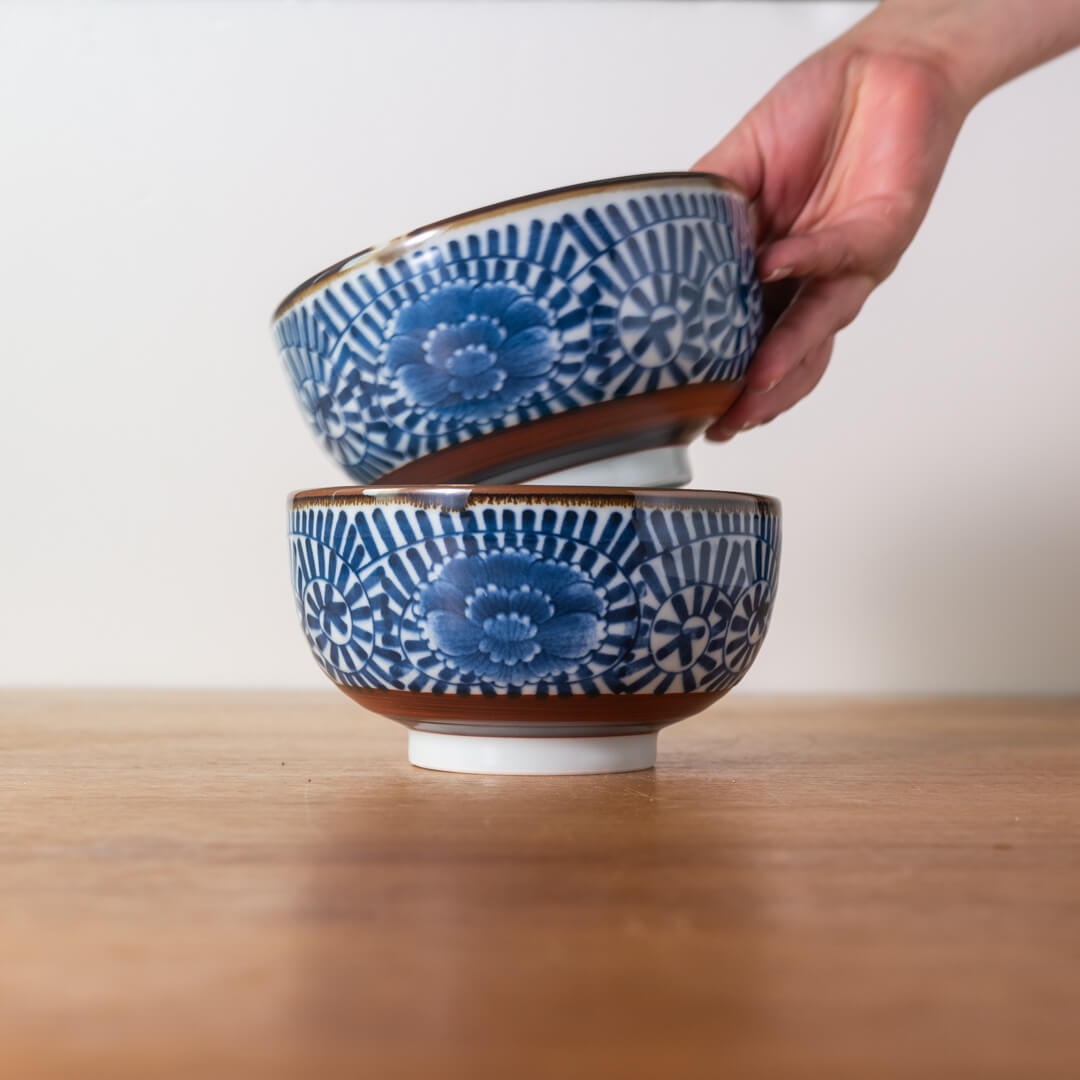 【WEB限定】菊唐草 5寸深丼 -器市-