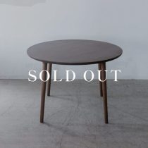 ［現品SALE］2026-B-011 ウォールナット材角100(25) グランド DTスチール1本脚