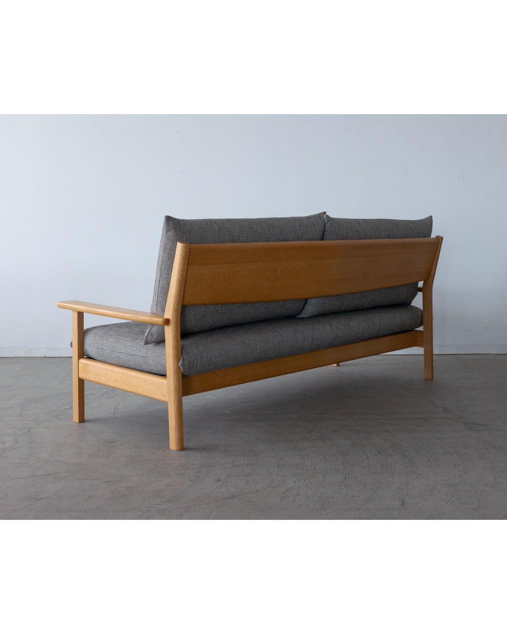 ［リユース品］飛騨産業 chigusa 3Pソファ WK11SOR レッドオーク/OU 張地 / Cランク ソーホー92
