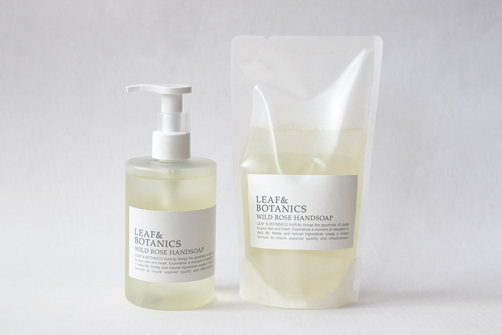 LEAF&BOTANICS　ハンドソープ ワイルドローズ 270ml　詰替用