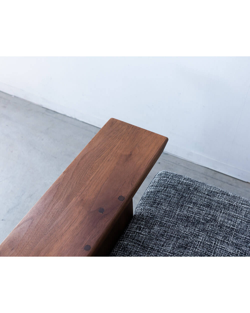 ［現品SALE］ETU ソファ140 2Pソファ＋ヘッドレスト WN / オイル仕上げ（張地グラナダGR-3）