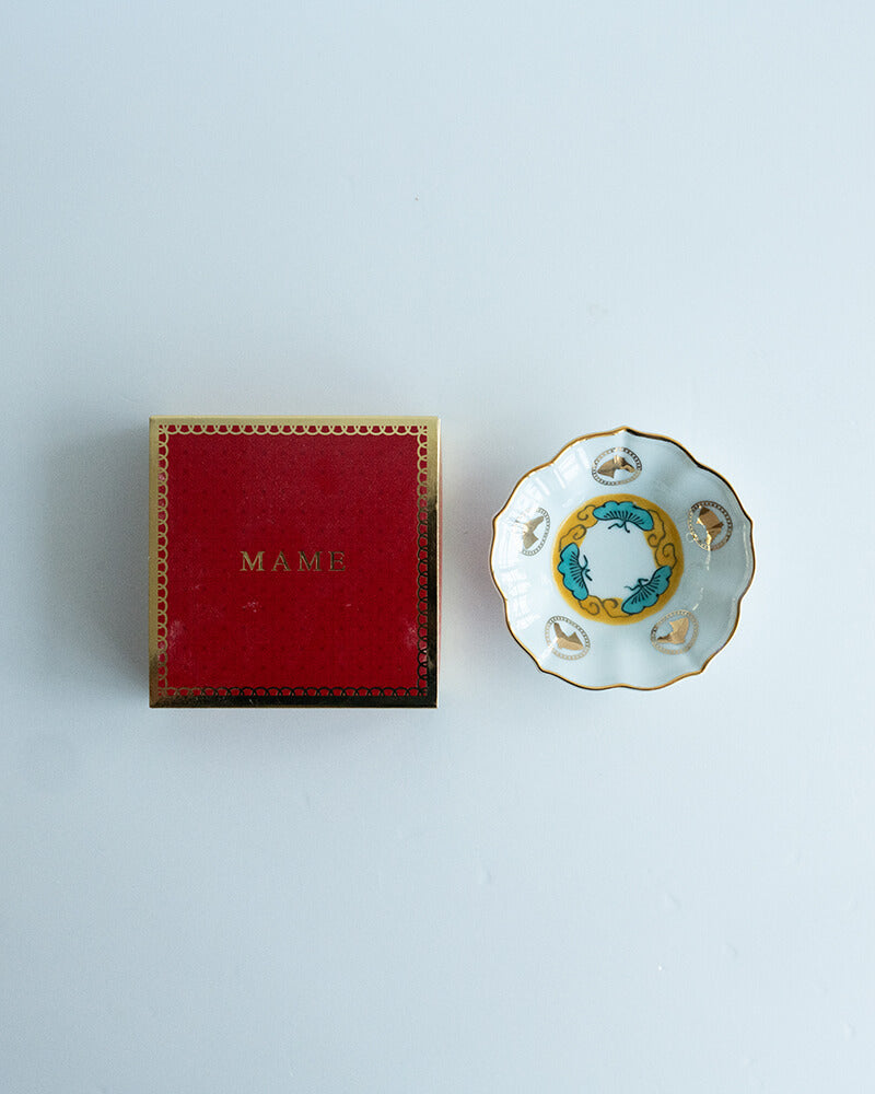 MAME 色絵五弁輪花
