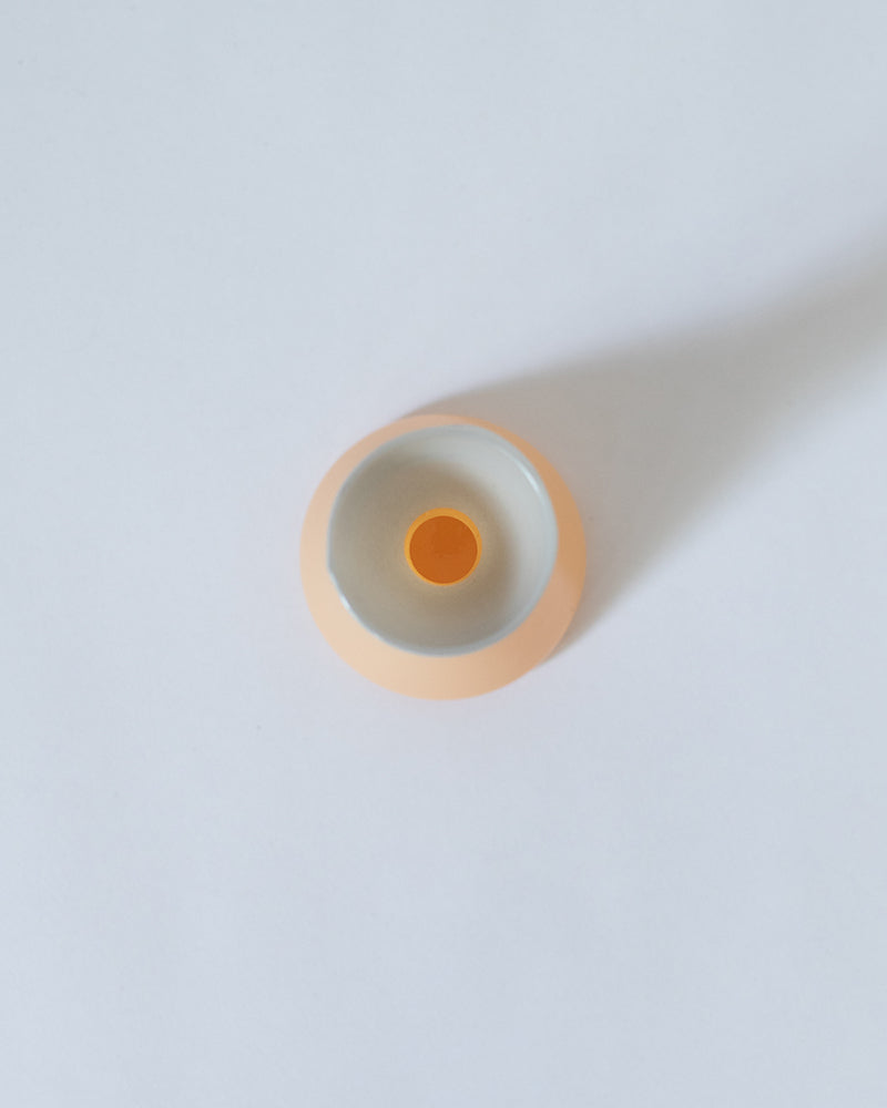 MINI VASE -TWO TONE-【Gray×Orange】