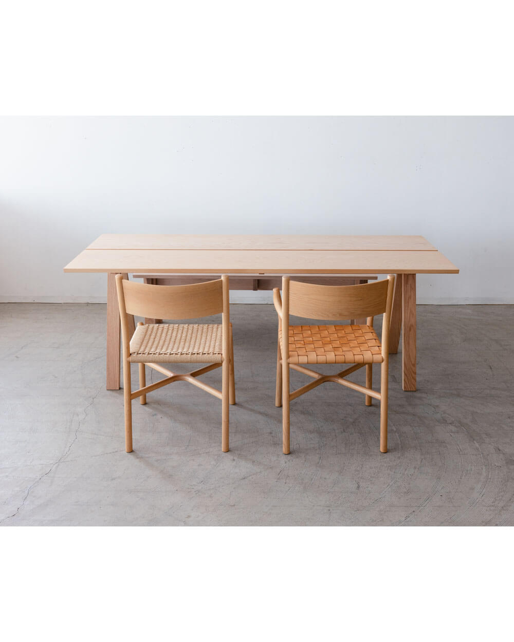 ［現品SALE］ARIAKE ダイニング４点セット テーブル / チェア×2 / ベンチ