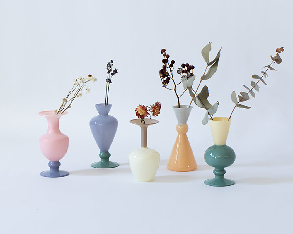MINI VASE -TWO TONE-【Pink×Blue】