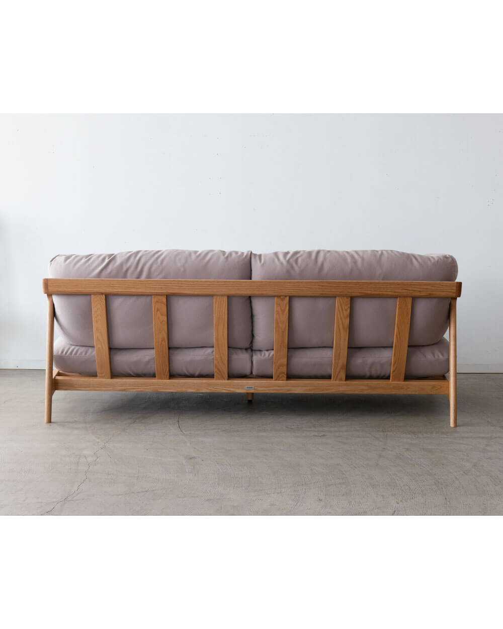 ［現品SALE］2.5Pソファ LC313LF（RO-ON-AF890）レッドオーク材 オイル仕上げ / 張地ランク2（ナガノインテリア）
