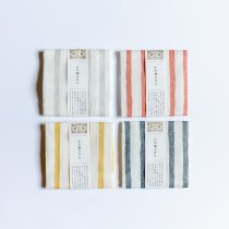 灰釉スリ目紋 円9.5盛皿