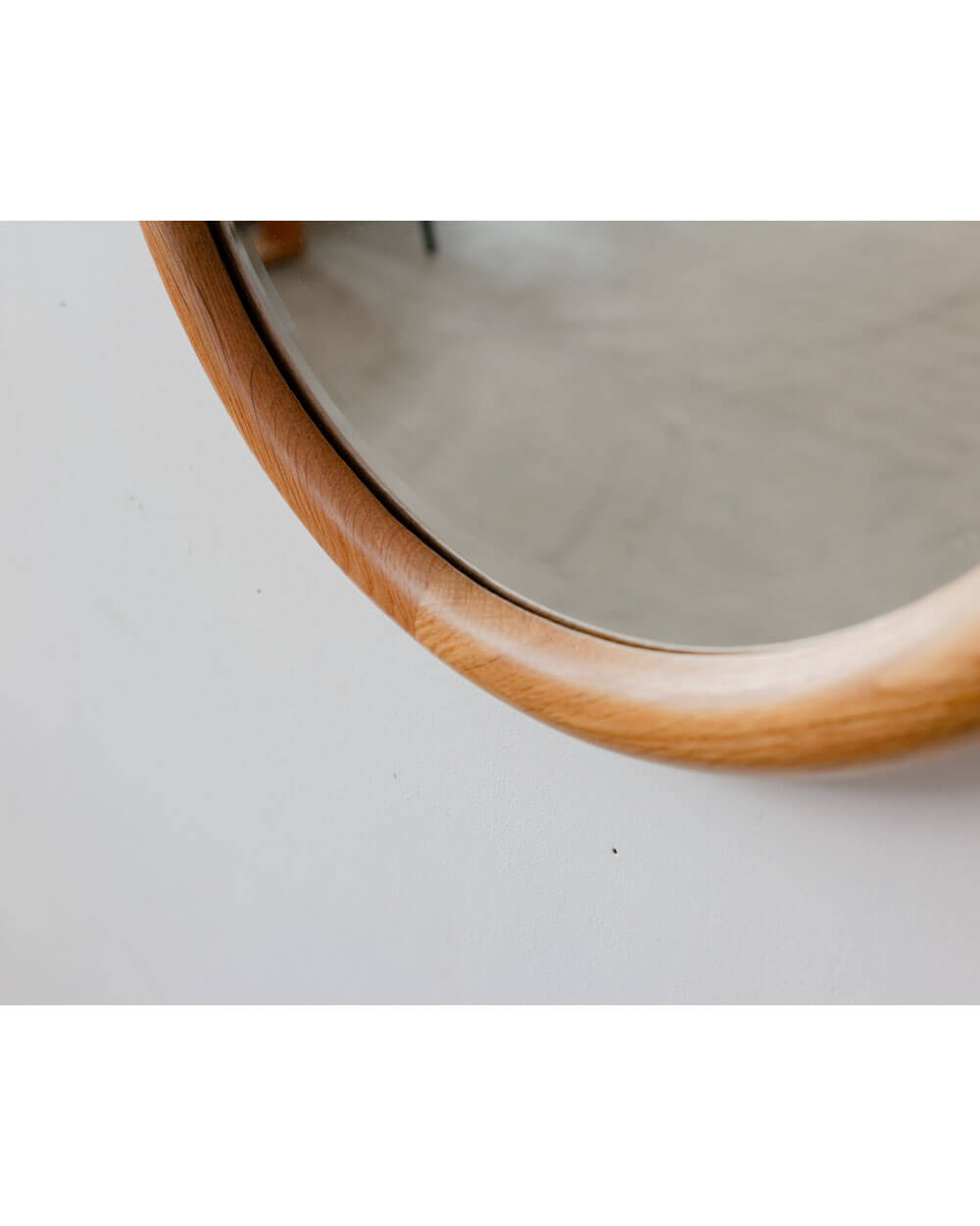 ［現品SALE］Round Mirror SUK（スーク）40 OAK