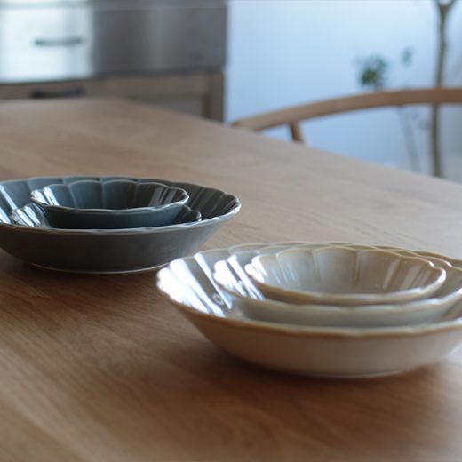 【売り切り終了SALE】kikuwari Deep plate 菊割 7.0寸深皿 No,79 -器市-