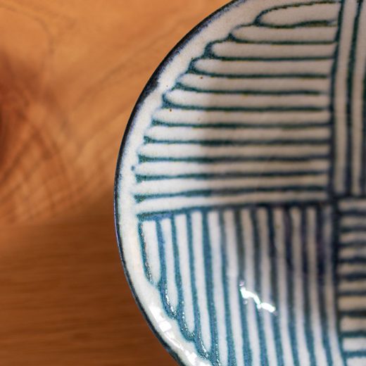 konahiki hana Plate 粉引 削 5.5寸鉢
