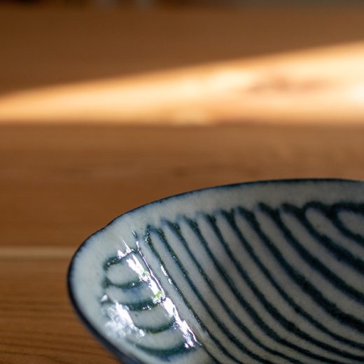 konahiki hana Plate 粉引 削 5.5寸鉢