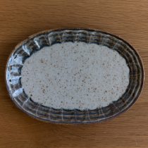 アウトレット食器（器市）の【WEB限定】線筋しのぎ型　楕円皿