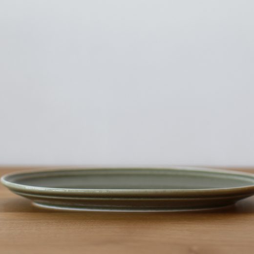 【WEB限定】オリーブ リム型楕円皿 -器市-