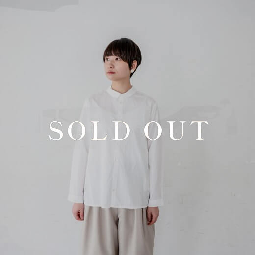 un cinqのU23-12 Cotton 100-2 Broad Shirt 売り切れ