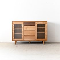 アウトレット家具のシンフォニー サイドボード 120【タモ/ライト】