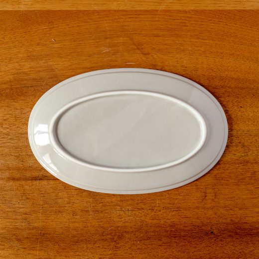 【web限定】セサミシード リム型楕円皿  -器市-