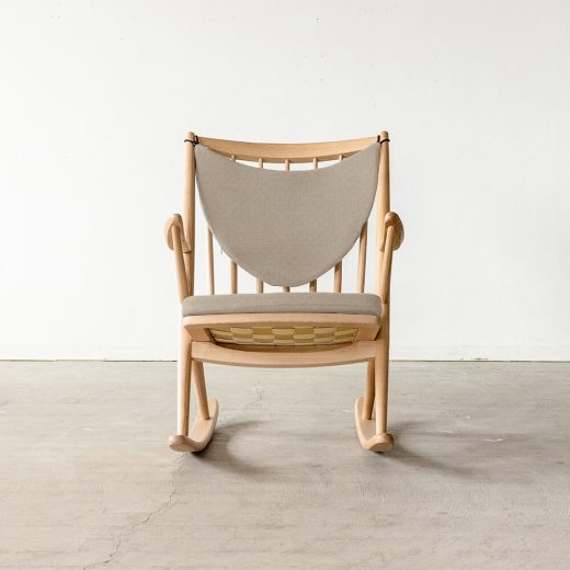 ［現品SALE］Frank’s Rocking Chair　アッシュ材/ウレタン（ベージュ）