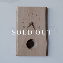 木の振り子時計mimi 水目桜1 mori to kurasu 売り切れ