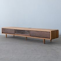 アウトレット家具のスイート TVボード180 LOW タモ&ウォールナット【ライト】