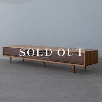 アウトレット家具のスイート TVボード180 LOW タモ&ウォールナット【ライト】売り切れ