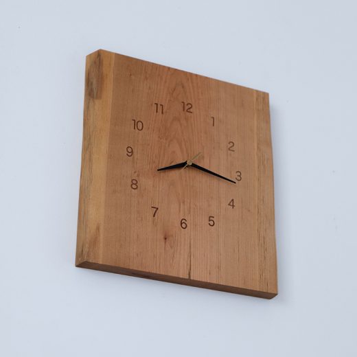 木の壁掛け時計 mimi 山桜/たて 379