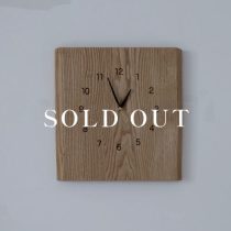 木の壁掛け時計 mimi 栗-たて 404 売り切れ