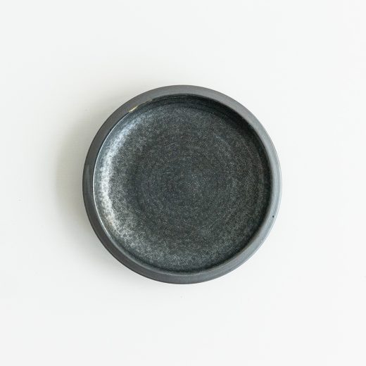 アウトレット食器（器市）の【web限定】every 黒 括り手4寸皿