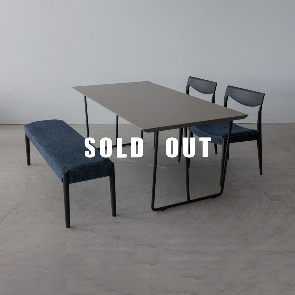 ［シラカワ家具］ダイニング4点セット レッドオーク無垢材 - ウレタン仕上げ 売り切れ