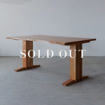 木と暮らしの製作所のmoricara 山桜3(ヤマザクラ) 耳付きハギテーブル天板W1500［送料込み価格］売り切れ
